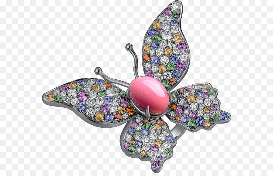 Broche Papillon，Accessoire PNG