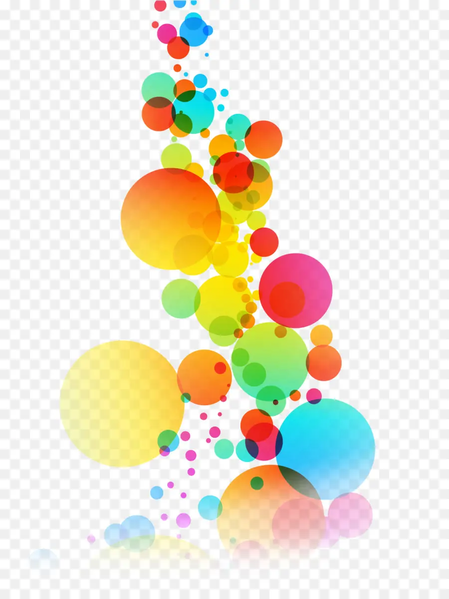 Bulles，Coloré PNG