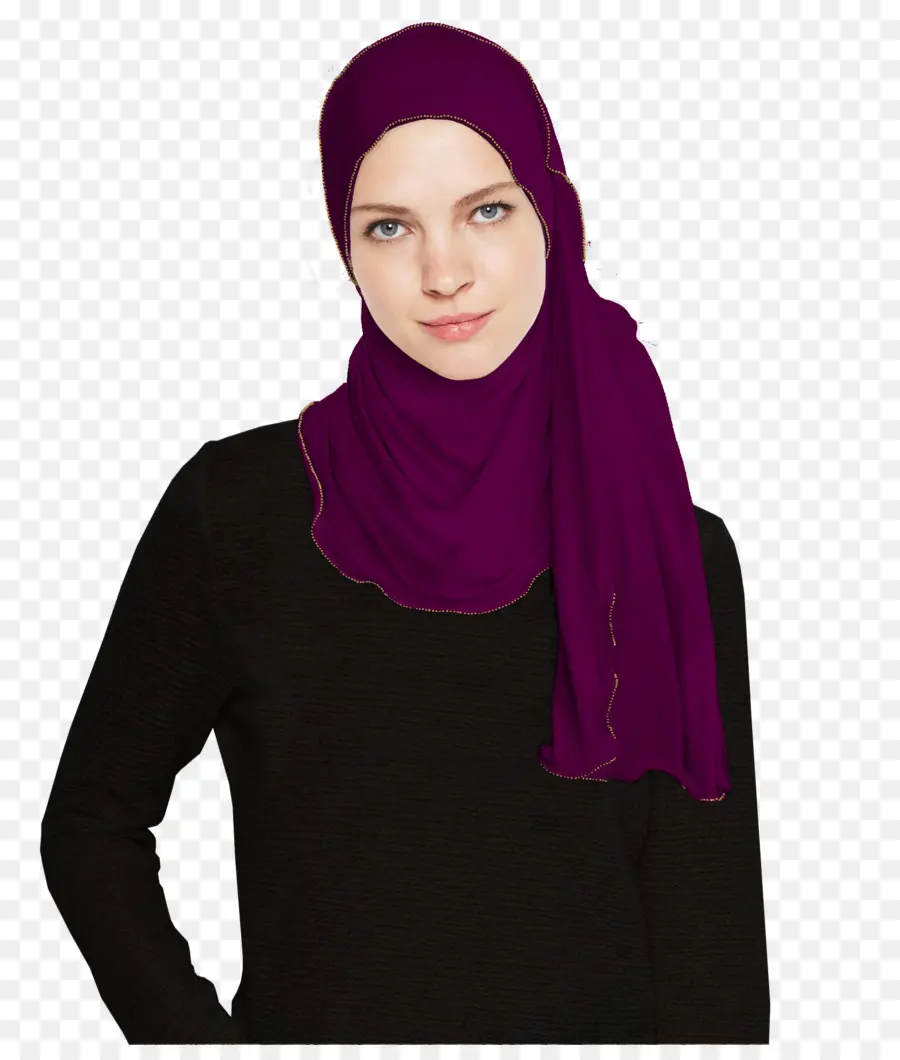 Hijab，Violet PNG