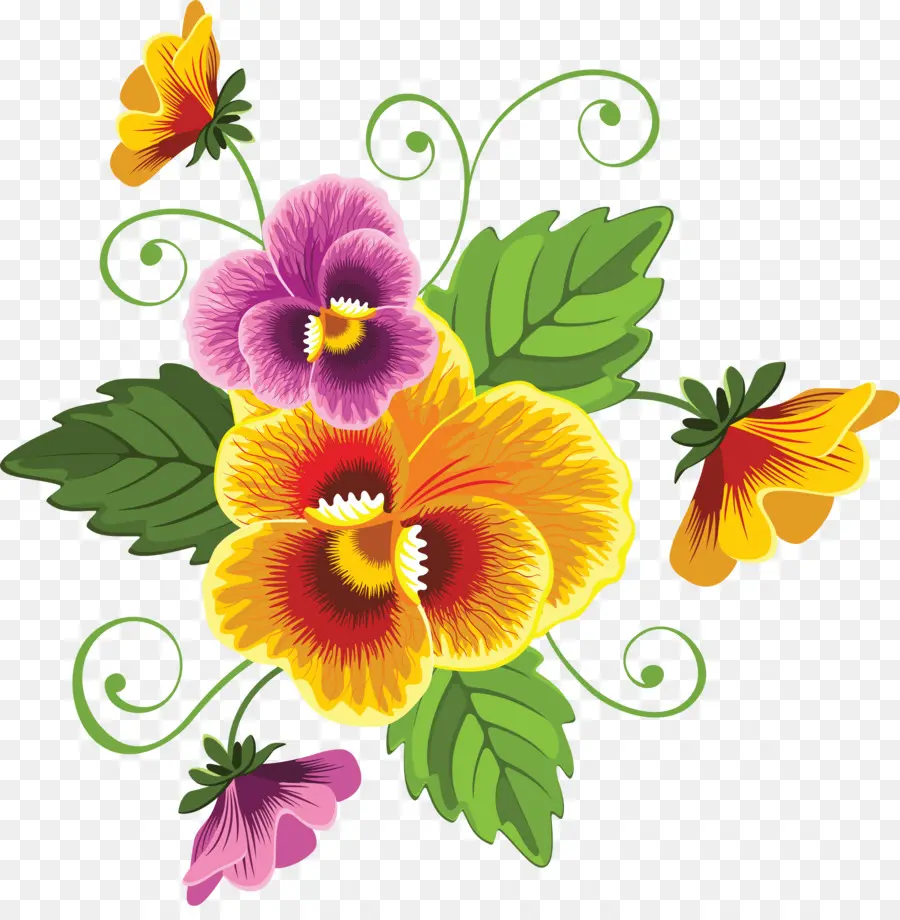 Fleurs，Feuilles PNG