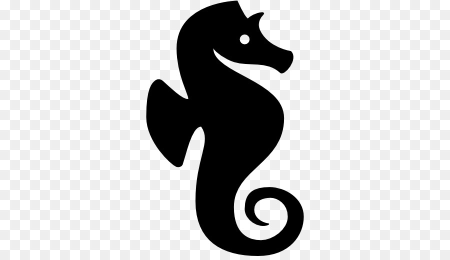 Hippocampe Noir，Mer PNG