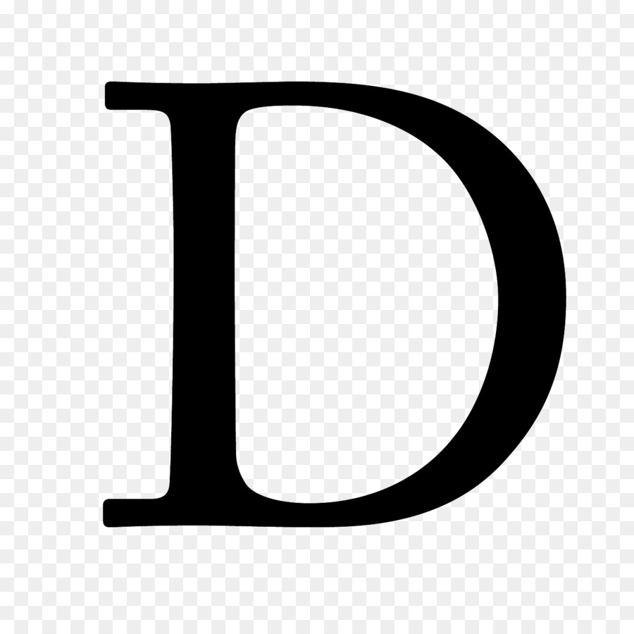 Lettre Noire D，Alphabet PNG