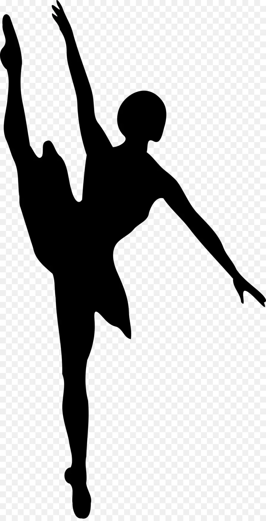 Silhouette De Danseur De Ballet，Ballet PNG