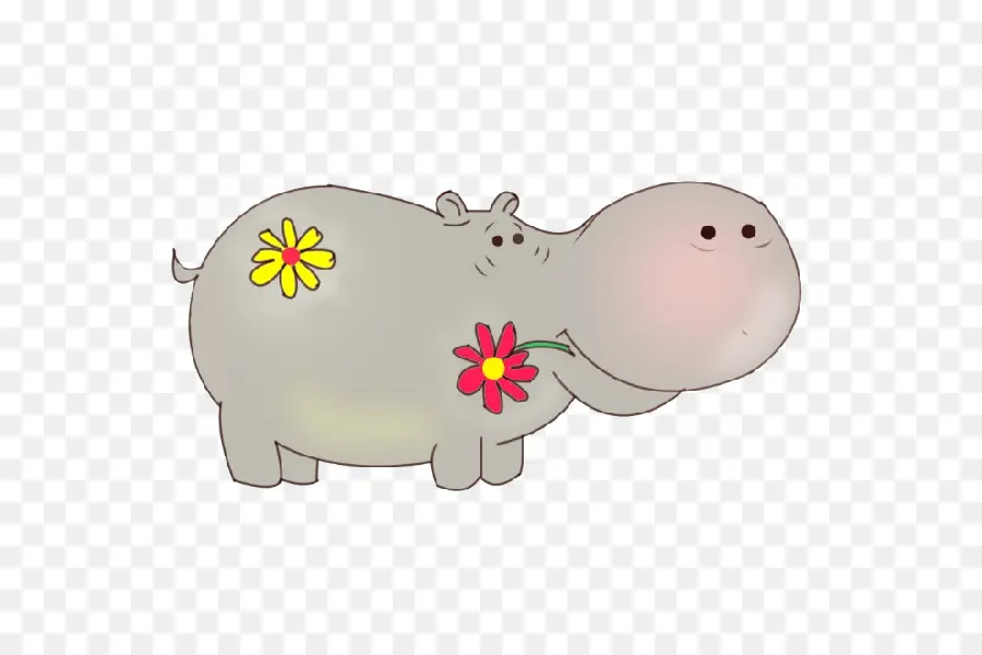 Hippopotame Mignon，Hippopotame PNG