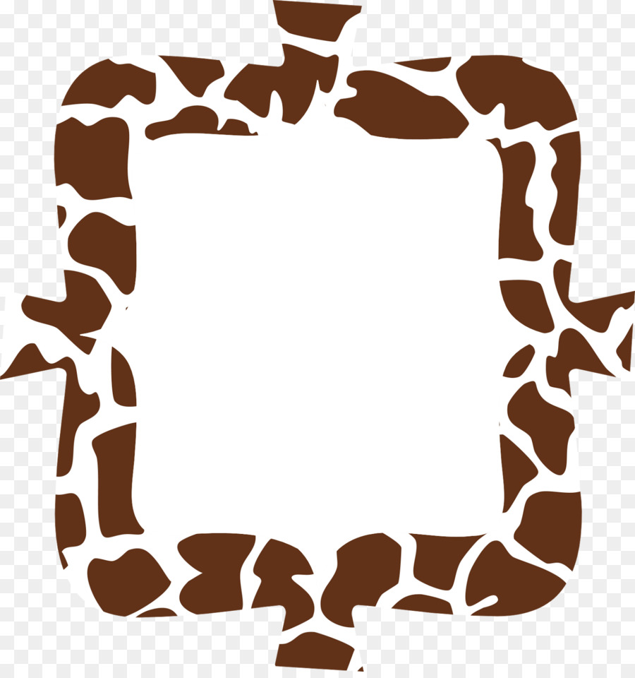 Cadre Girafe，Animal PNG