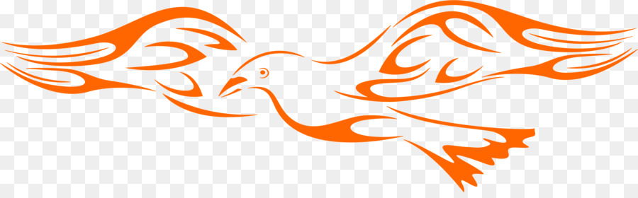 Oiseau Orange，Vol PNG