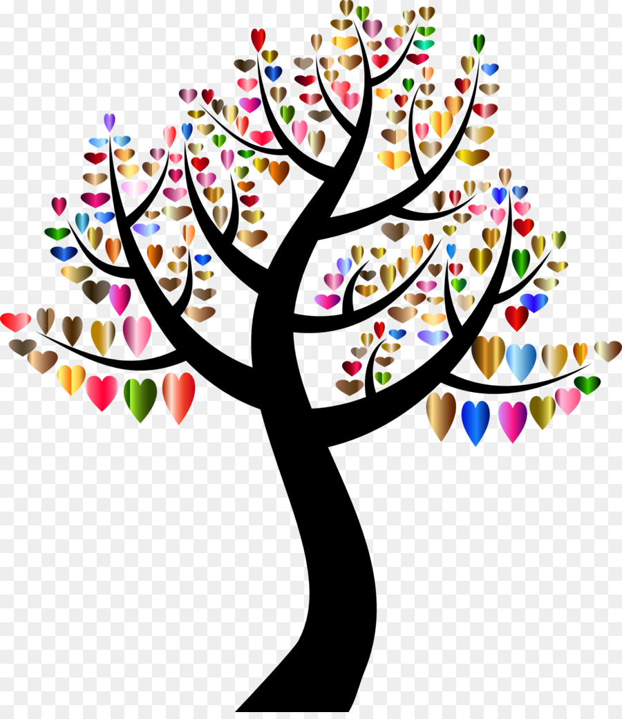 Arbre Coeur，Amour PNG