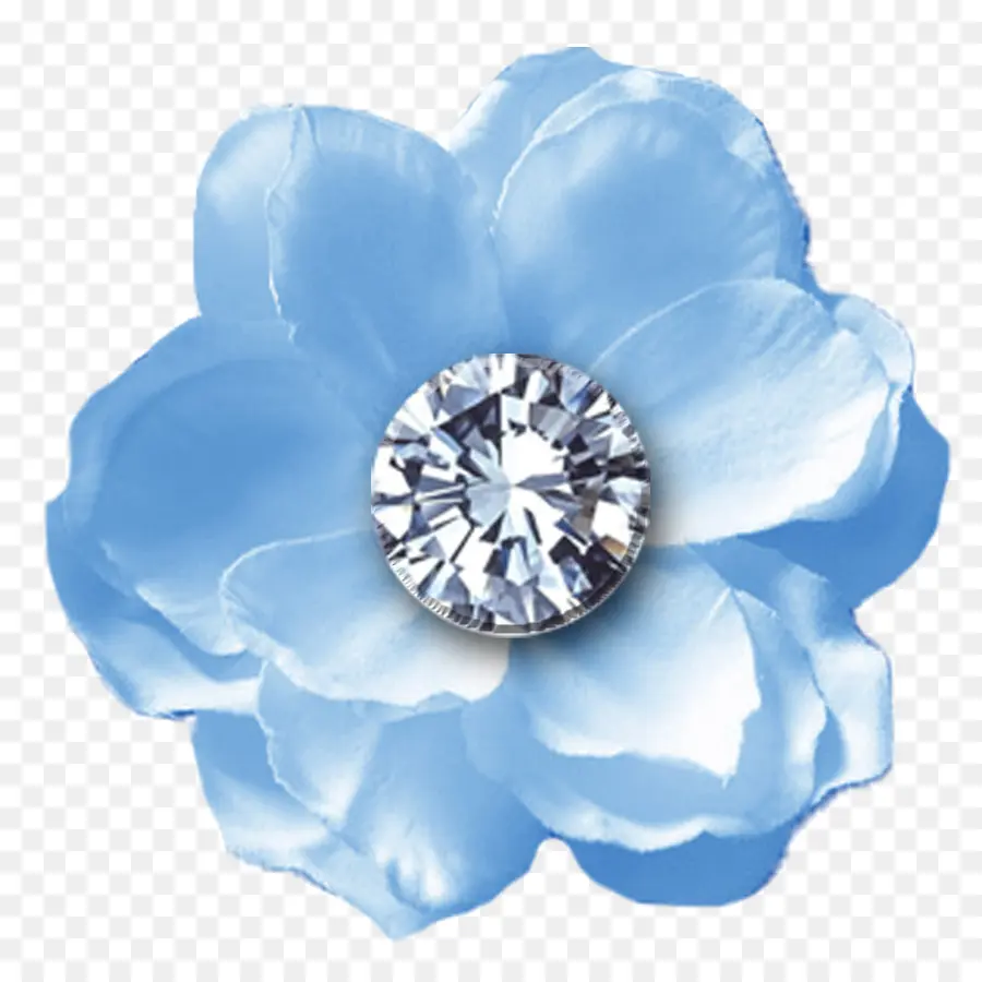 Fleur Bleue，Diamant PNG