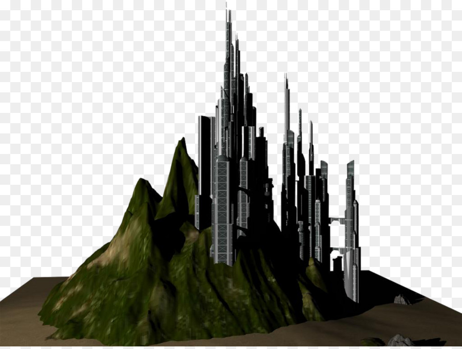 Ville Futuriste，Horizon PNG