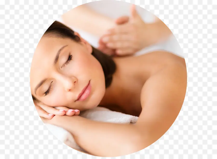 Femme Recevant Un Massage，Femme PNG