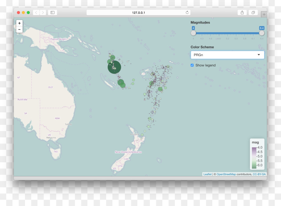 Carte De L'océanie，Visualisation Des Données PNG