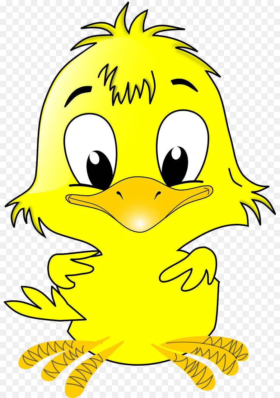 Oiseau Jaune，Dessin Animé PNG