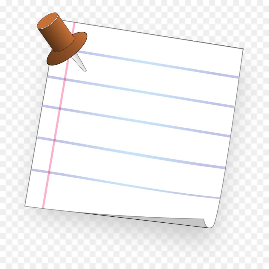 Note Avec épingle，Note PNG