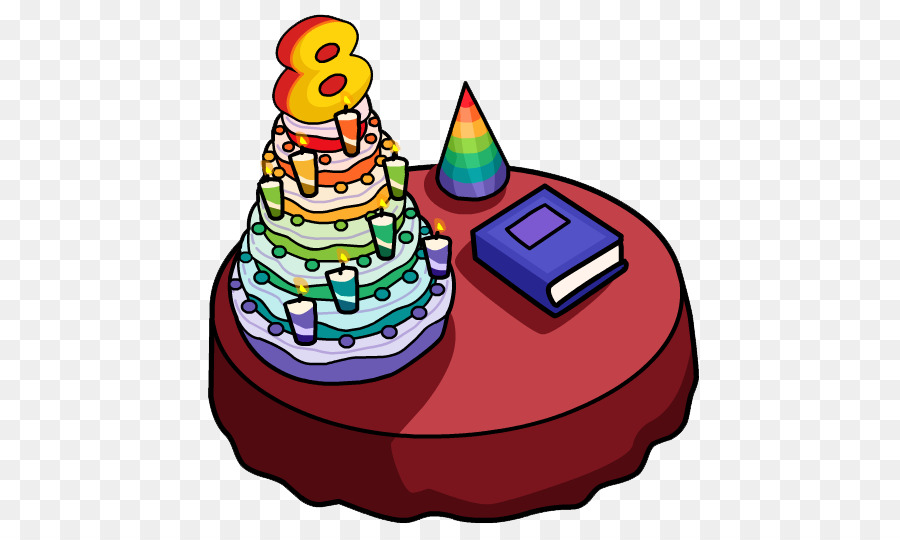 Club Penguin，Gâteau D Anniversaire PNG