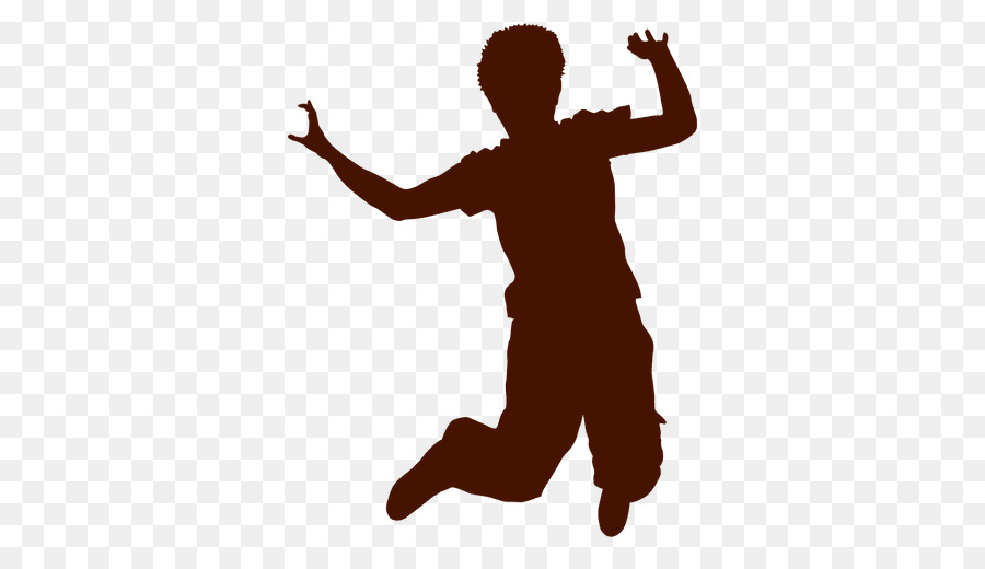 Saut Silhouette，Personne PNG