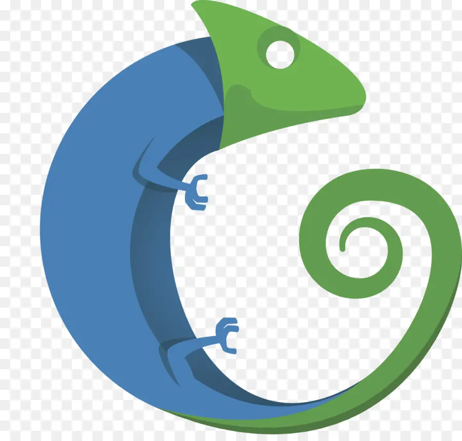 Caméléon Bleu Et Vert，Reptile PNG