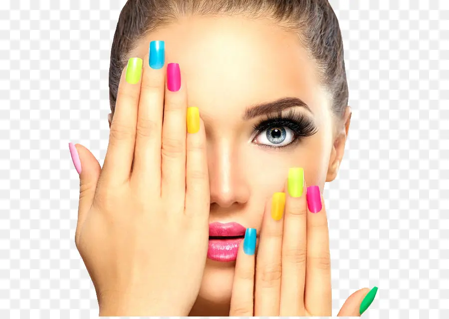 Ongles Colorés，Manucure PNG