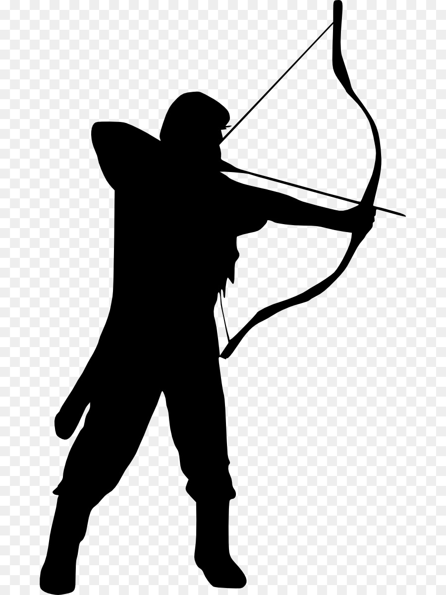 Archer Silhouette，Arc PNG