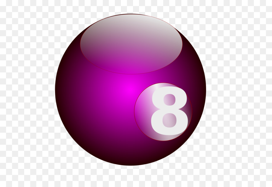 Boule 8 Rose，Billard PNG