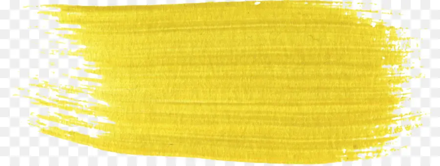 Coup De Pinceau Jaune，Peinture PNG