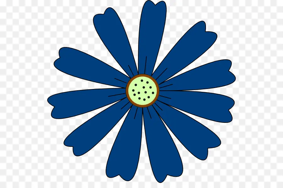 Fleur，Bleu PNG