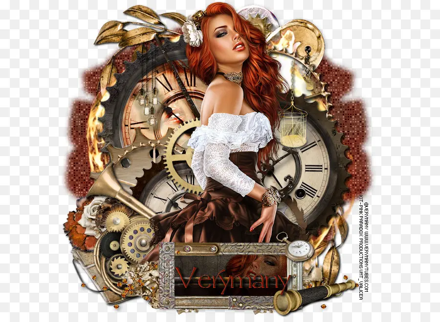 Femme Steampunk，Femme PNG