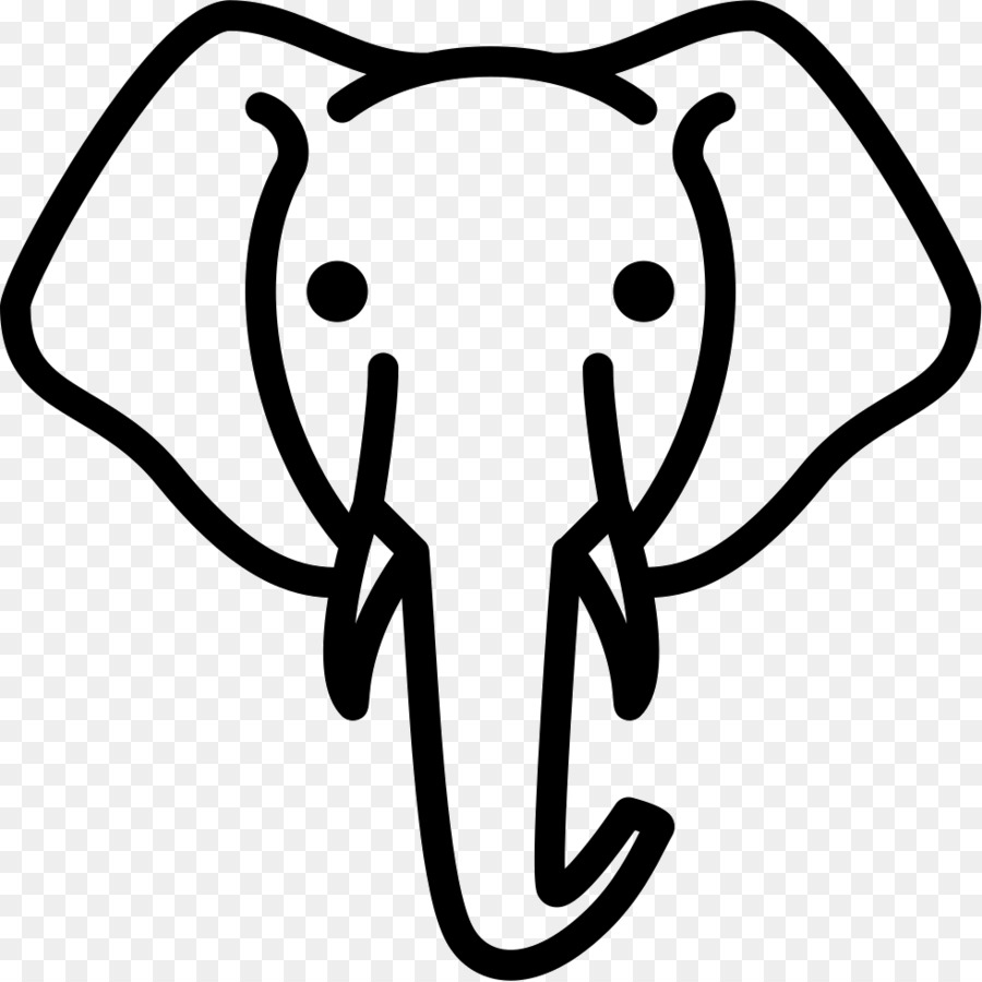 Éléphant，Contour PNG