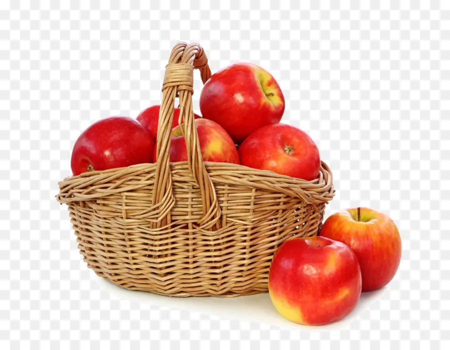 Panier De Pommes，Fruit PNG