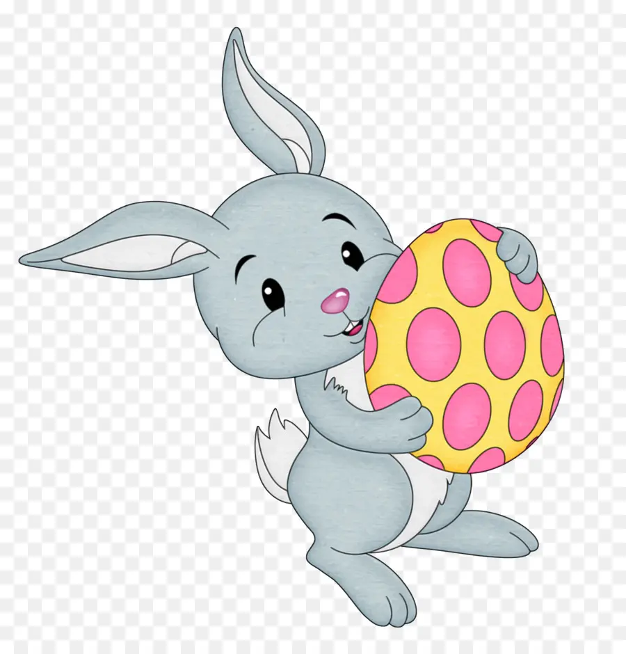 Lapin Bleu，œuf De Pâques PNG