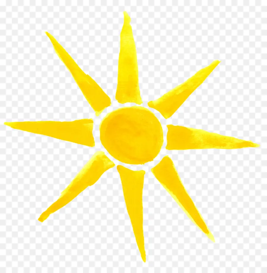 Soleil Jaune，Brillant PNG