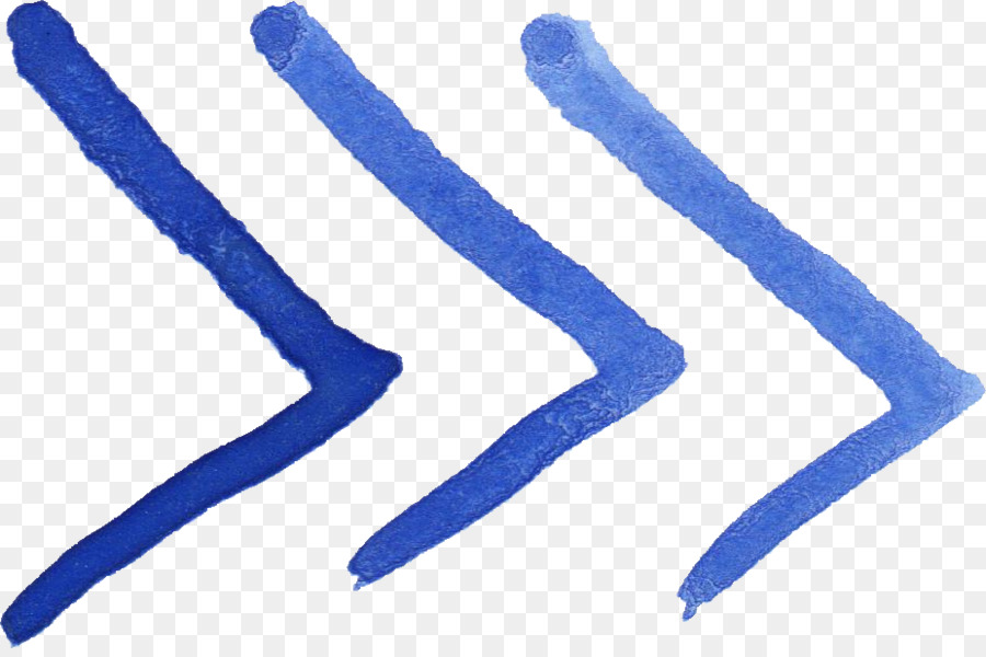 Peinture à L Aquarelle，Bleu PNG