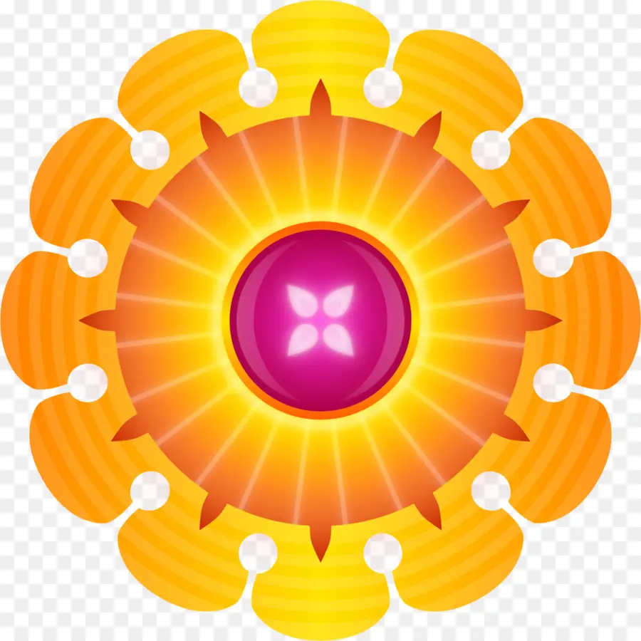 Symbole Du Soleil，Orange PNG