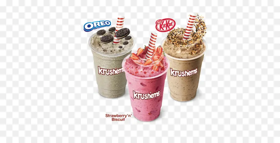 Milkshakes Kruschers，Boisson PNG