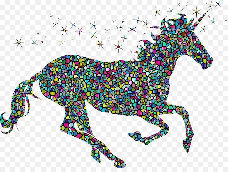 Silhouette De Licorne，Mythique PNG