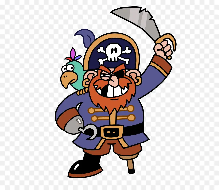 Pirate，Perroquet PNG