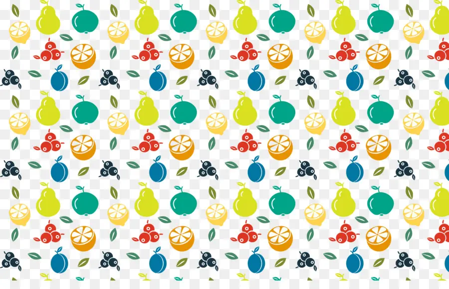 Modèle De Fruits，Coloré PNG