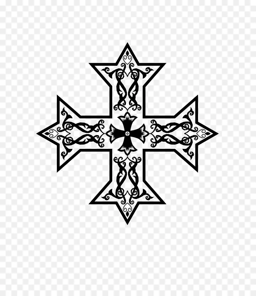 Croix Copte，Croix Chrétienne PNG