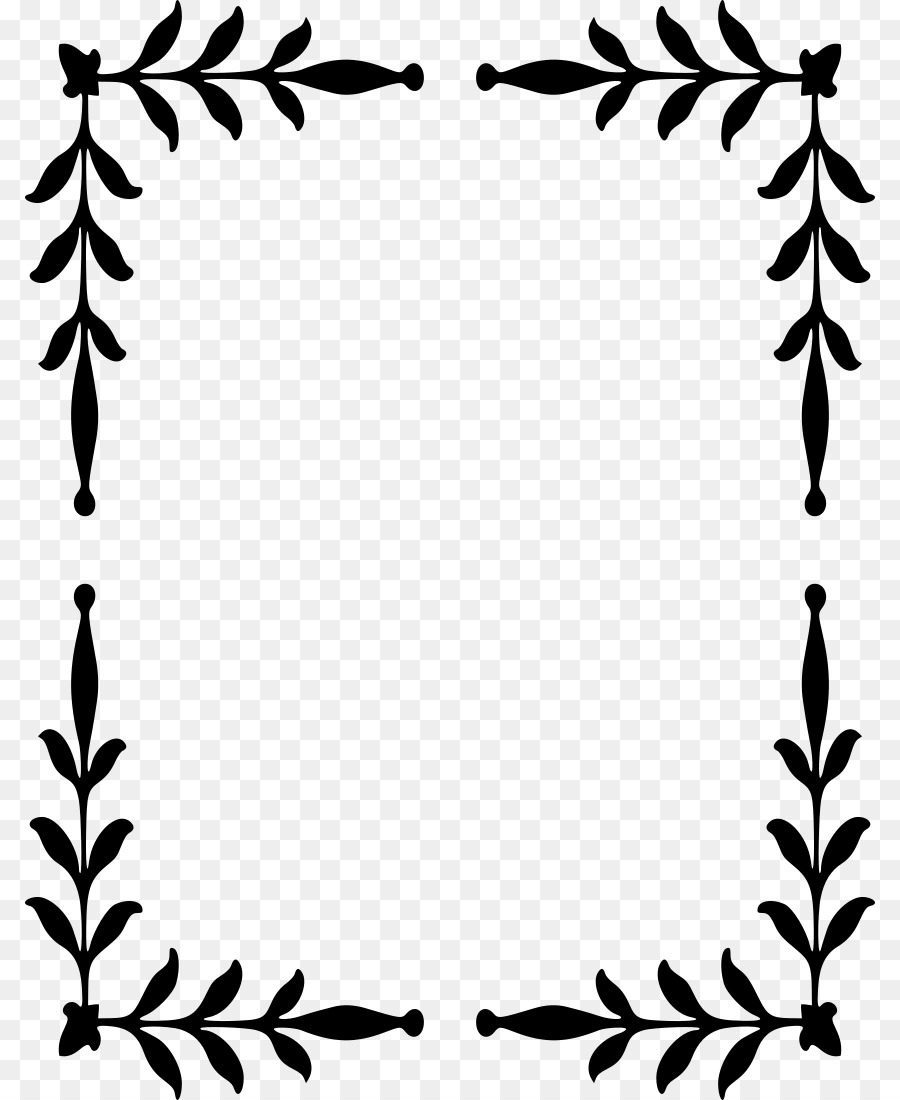 Bordure De Feuille，Cadre PNG