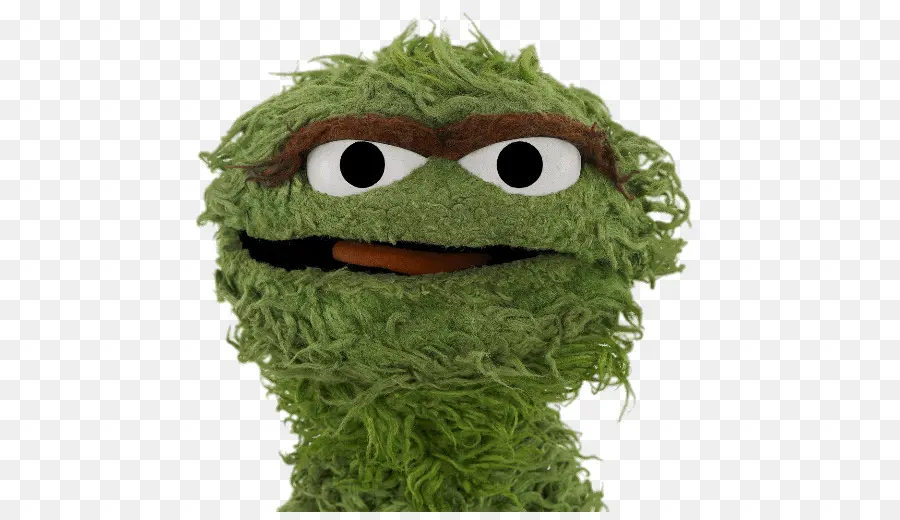 Oscar De La Grouch，Kermit La Grenouille PNG