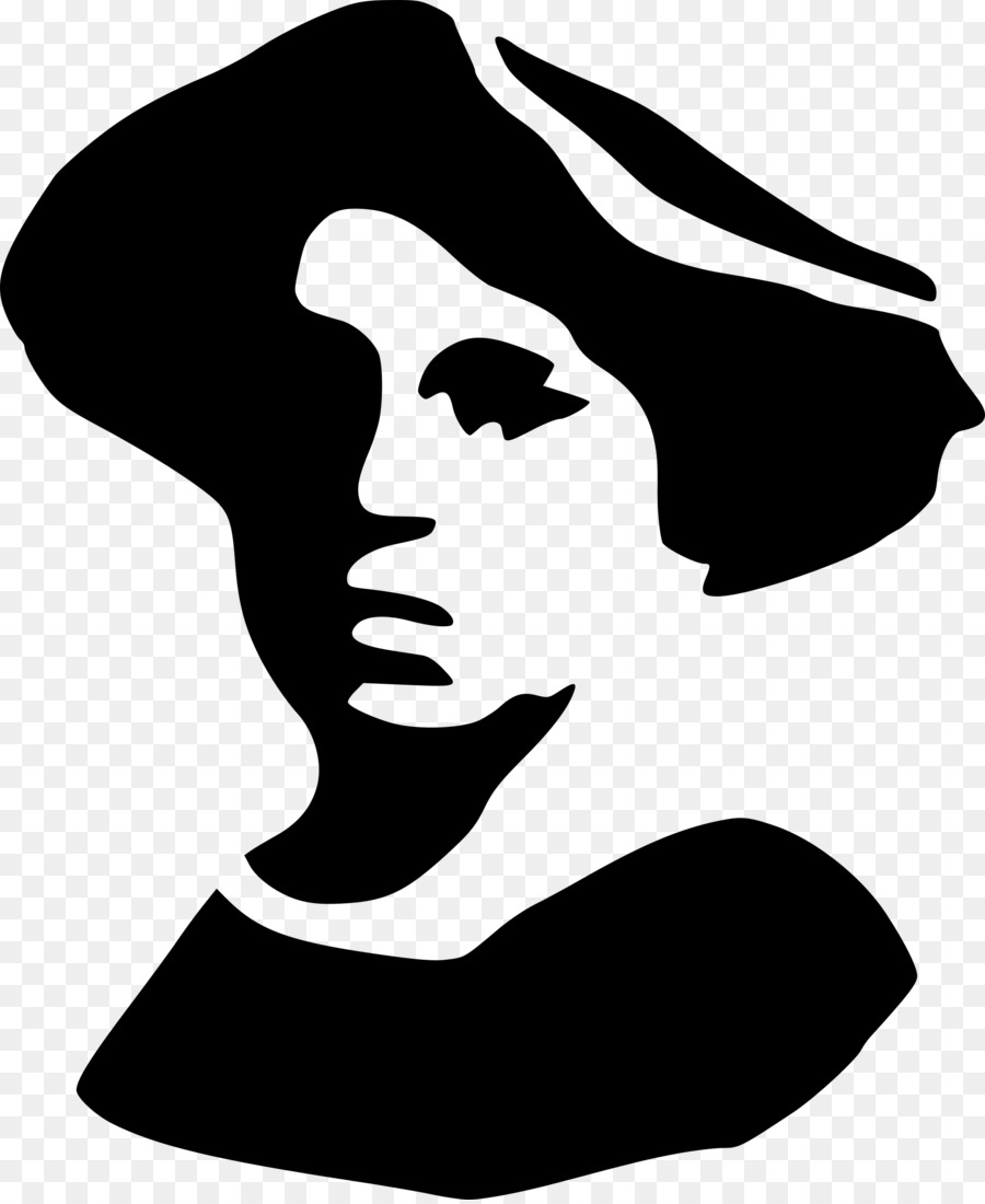 Silhouette De Femme，Profil PNG