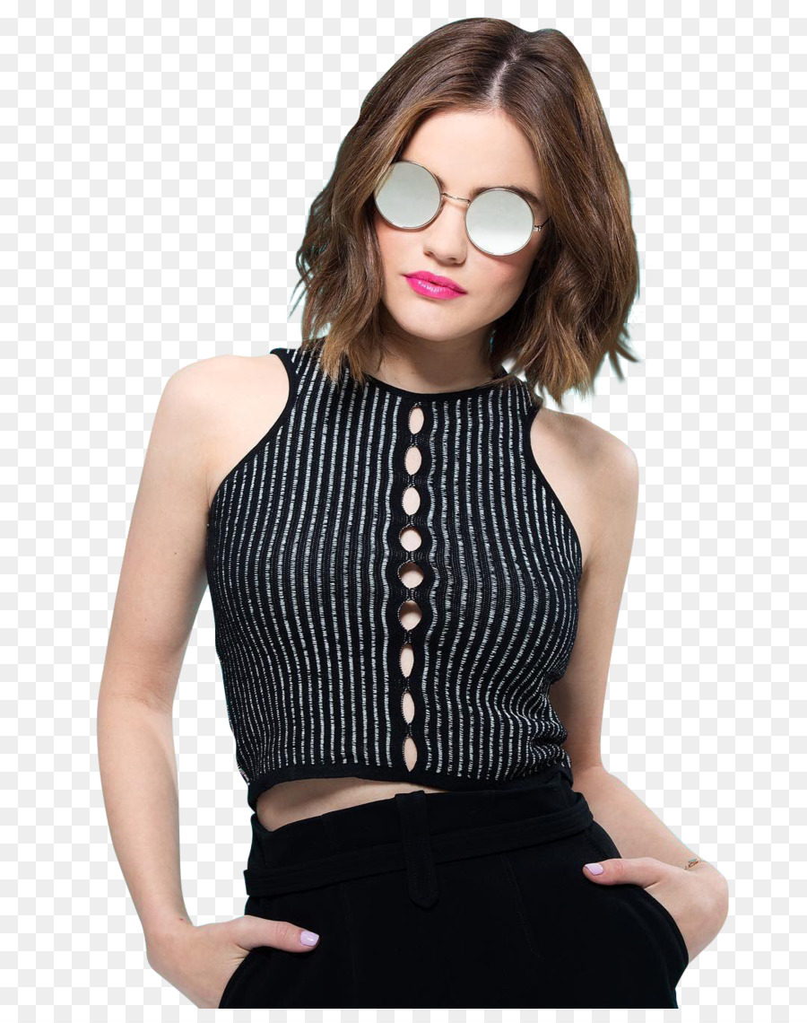 Femme à Lunettes De Soleil，Mode PNG