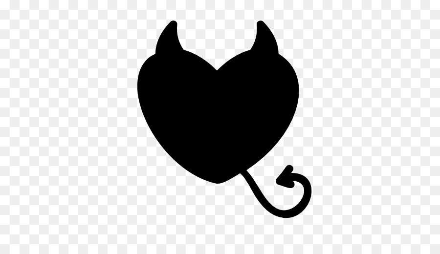 Coeur Du Diable，Noir PNG