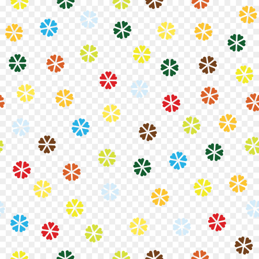 Motif Coloré，Fleurs PNG