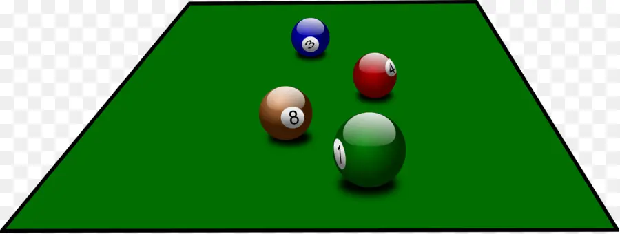 Boules De Billard，Table De Billard PNG