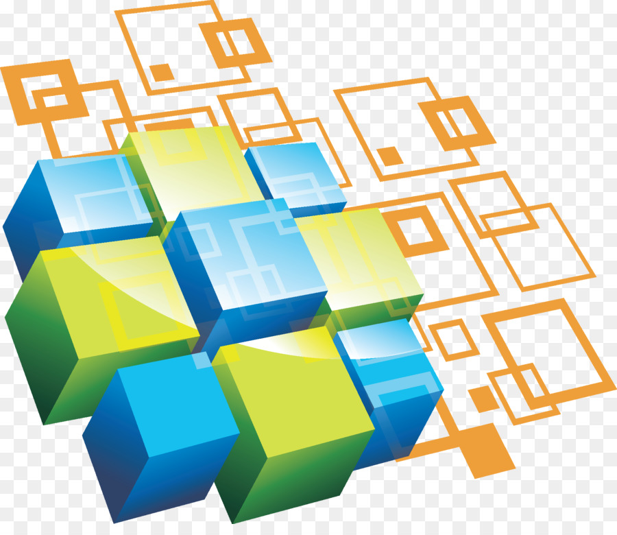 Cube，3d PNG