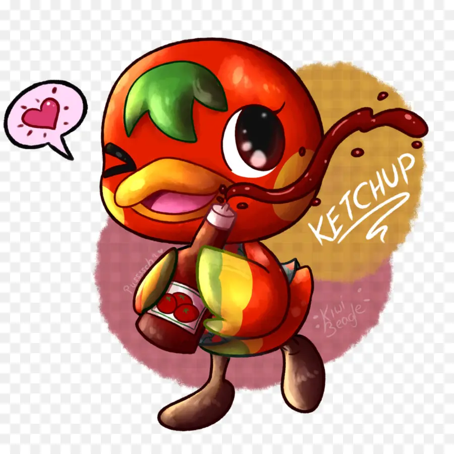 Canard，Ketchup PNG