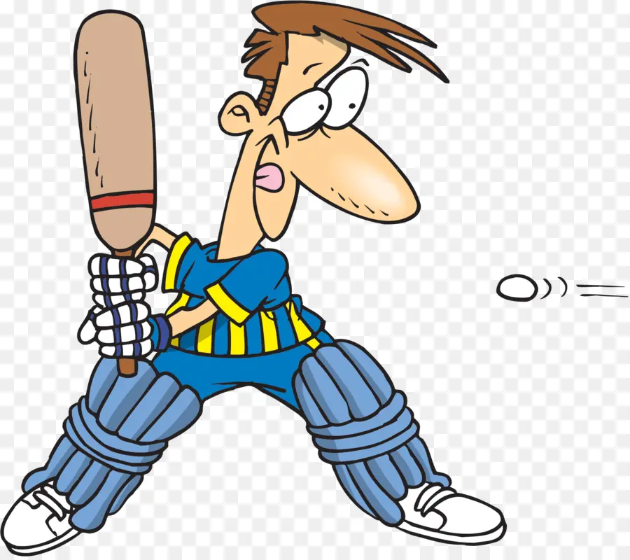 Joueur De Cricket，Batte PNG