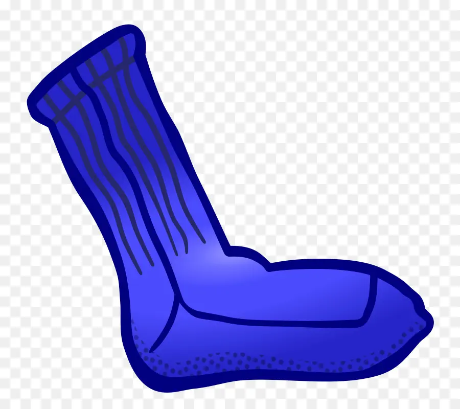 Chaussette Bleue，Célibataire PNG