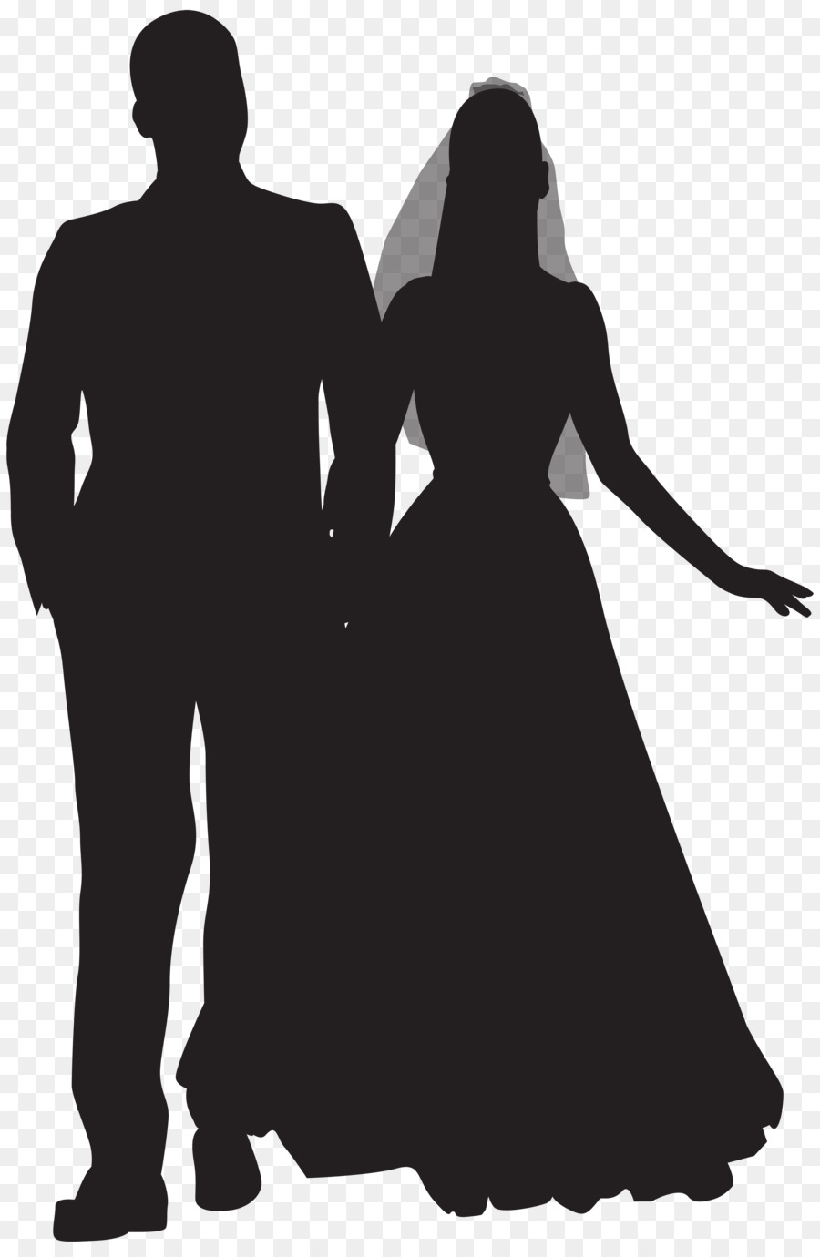 Silhouette Mariage Couple Png Silhouette Mariage Couple Transparentes Png Gratuit