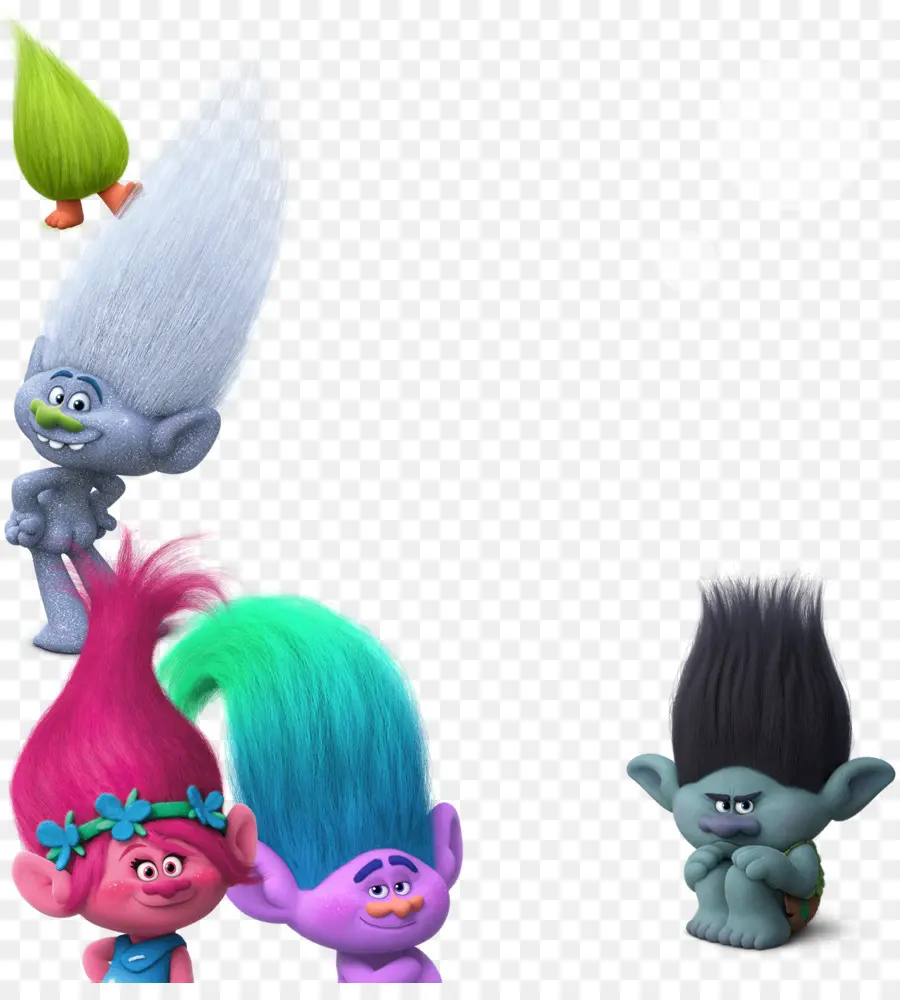 Trolls Colorés，Animé PNG